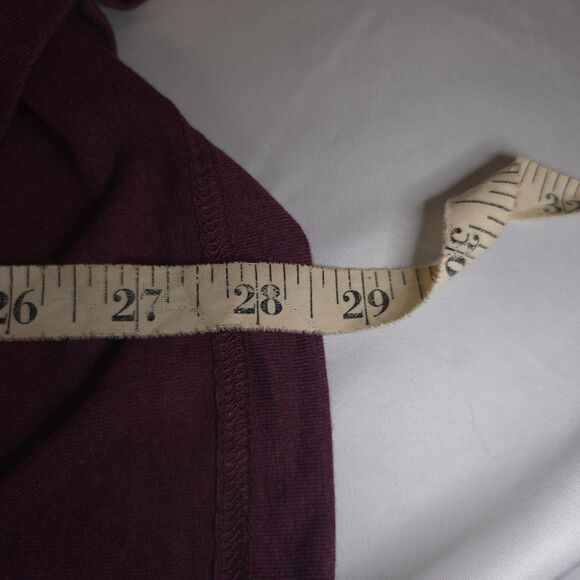 NWT Mizzen + Main Mens Medium Purple Grey Long Sleeve Henley Tee Shirt Top - Picture 7 of 7